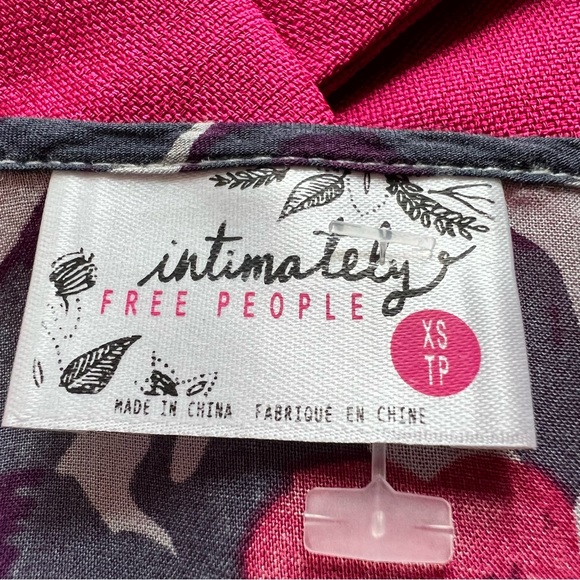 πHPπ Free People Intimacy Voile and Trapeze Slip Lace Floral Dress Size XS - Picture 2 of 15